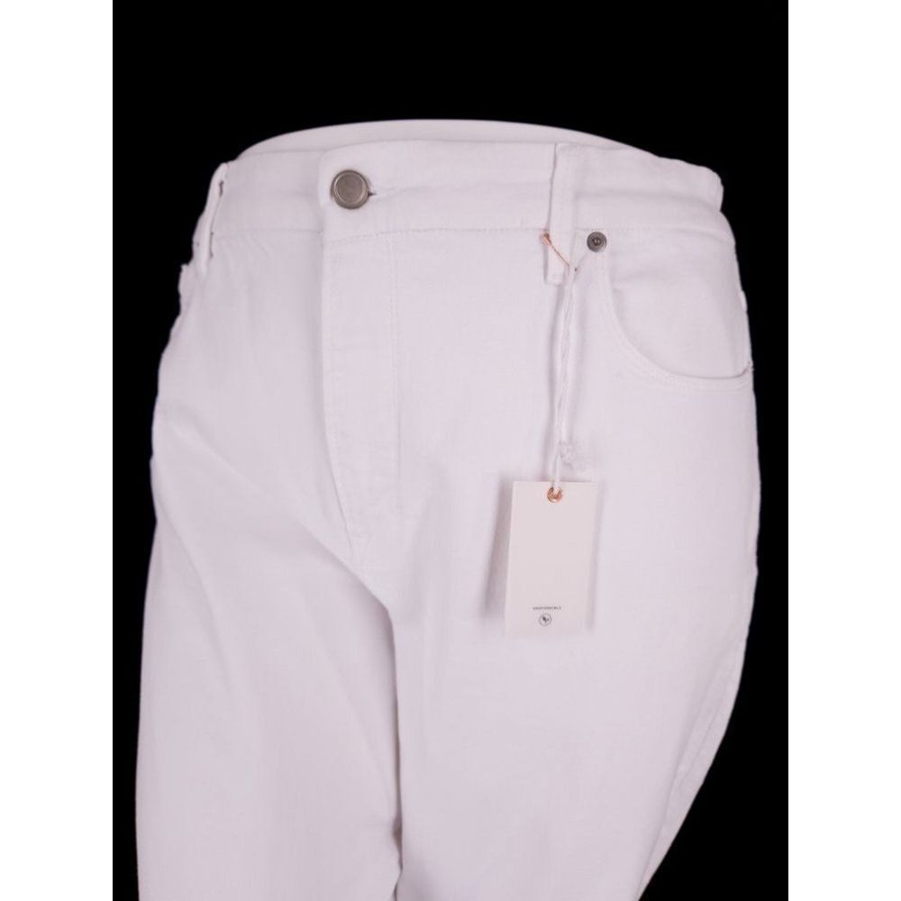 GOOD AMERICAN New Plus Size 18 Good Girlfriend Jeans in White Distressed - Picture 11 of 13